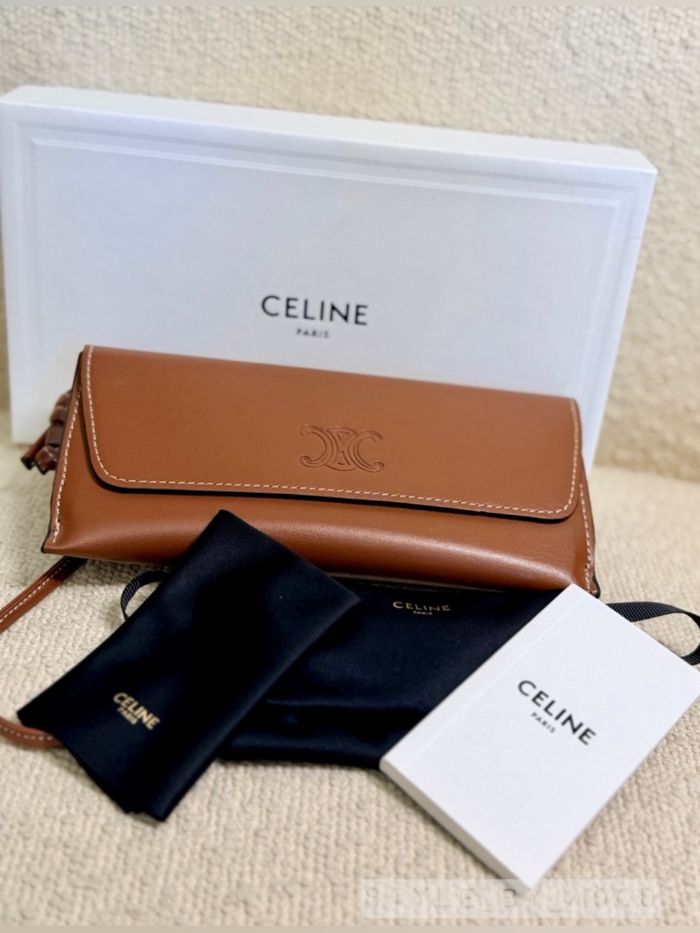 NWT CELINE Sunglasses CL 40308U 01A Black-Gold/Dark Gray For Men Women - Picture 8 of 9